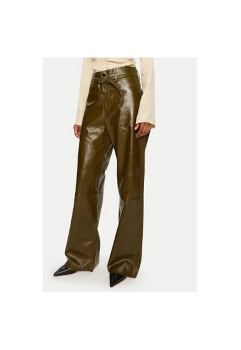 Pantaloni dama -  304750083 - Piele naturala - Maro Pantaloni dama -  304750083 - Piele naturala - Maro