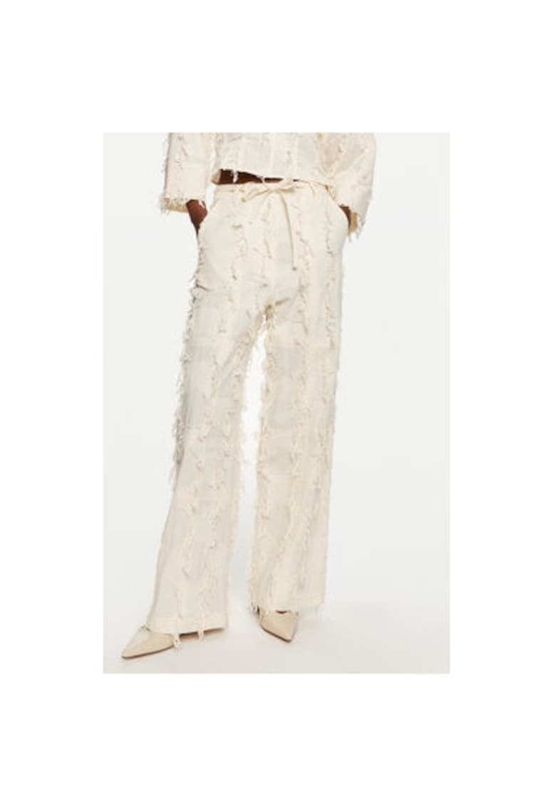 Pantaloni dama -  304354700 - Bumbac organic - Bej