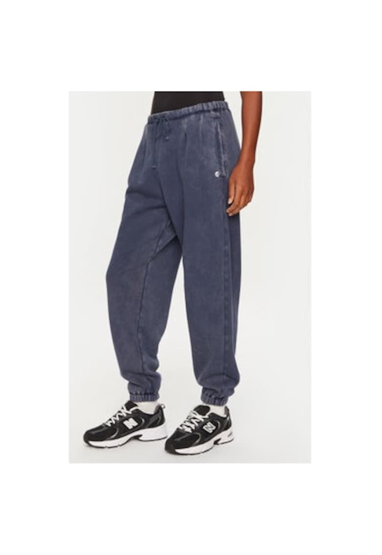 Pantaloni dama -  304530227 - Bumbac organic - Albastru