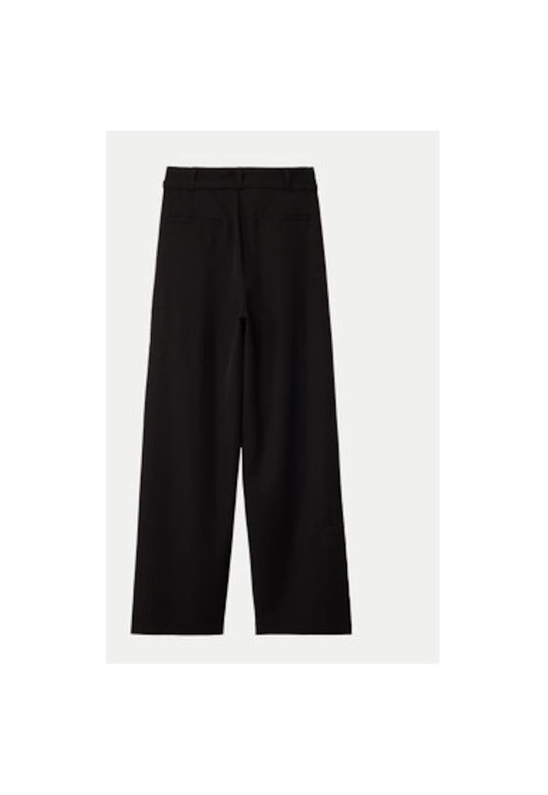 Pantaloni dama - 304477768 - Poliester/Viscoza - Negru - Negru