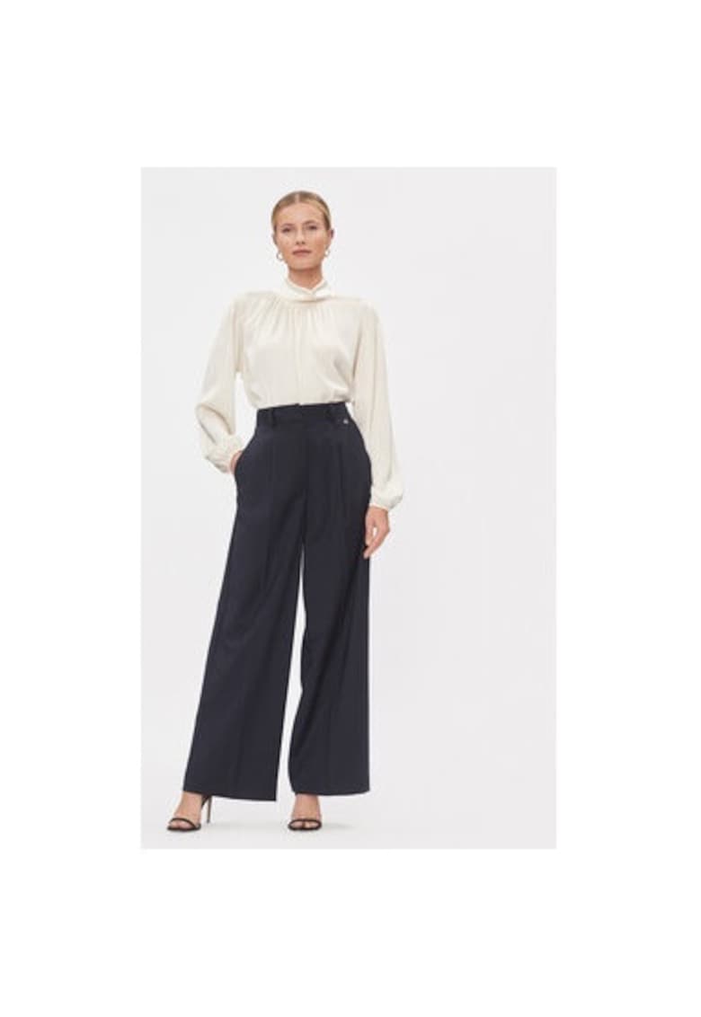 Pantaloni dama - 303889791 - Albastru - Albastru