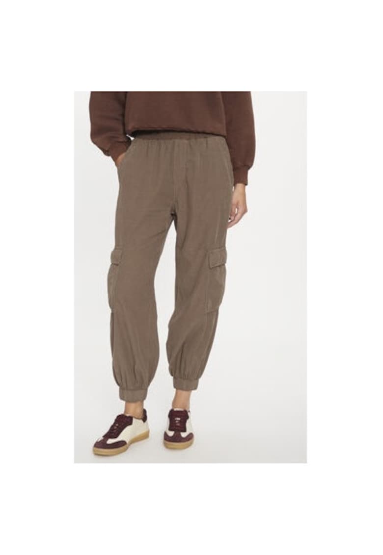 Pantaloni dama -  304530692 - Bumbac - Maro Pantaloni dama -  304530692 - Bumbac - Maro