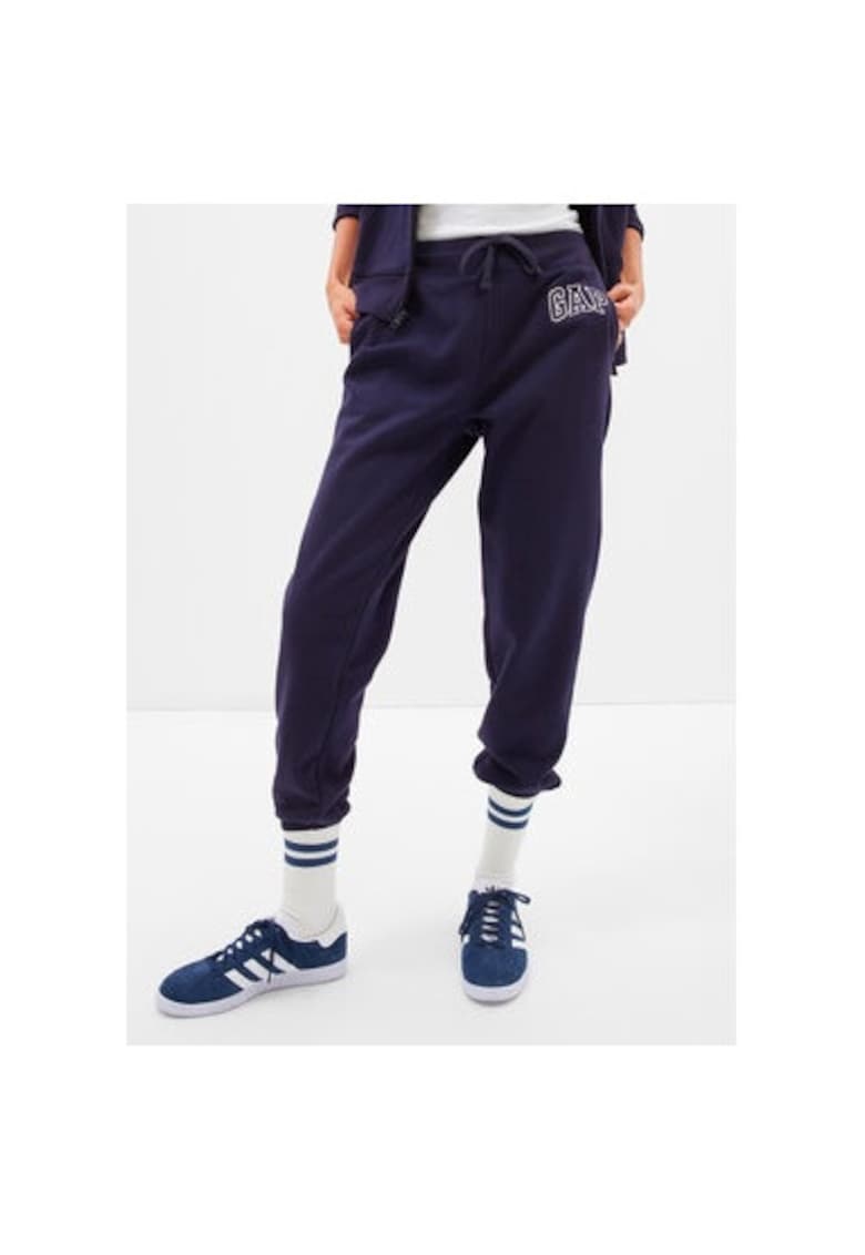 Pantaloni dama -  303615499 - Bumbac - Albastru