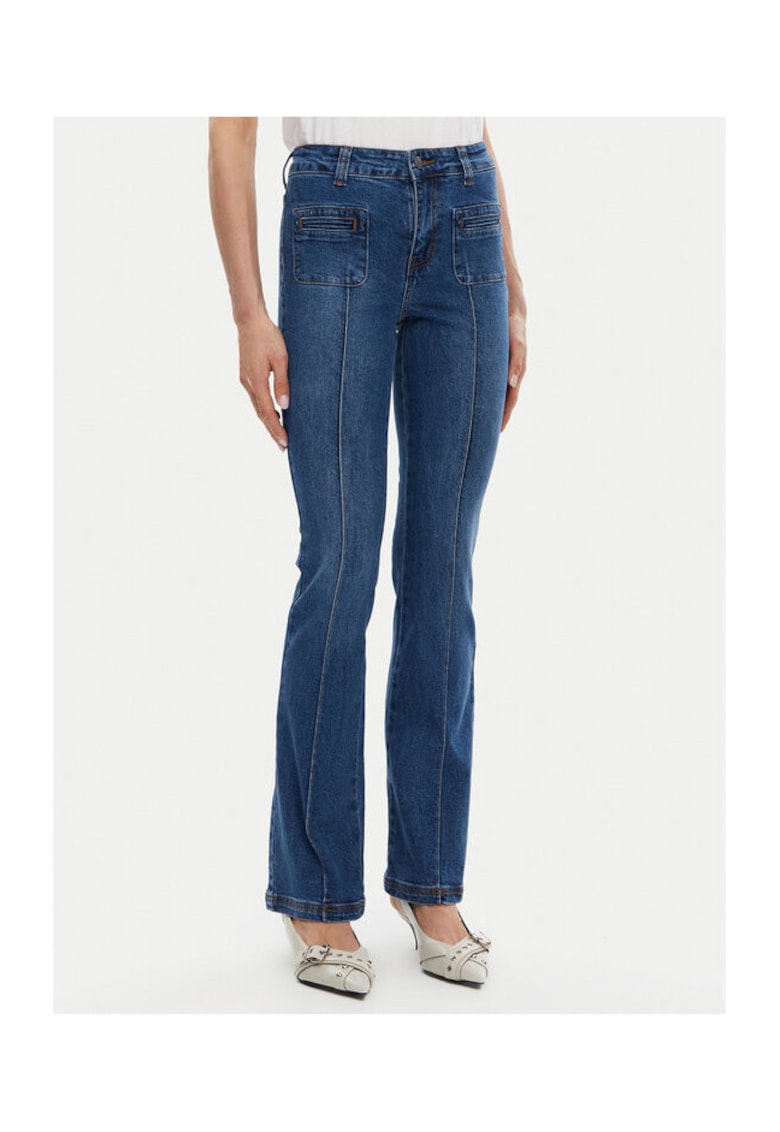 Blugi dama - 304772559 - Bumbac - Albastru - Bleumarin