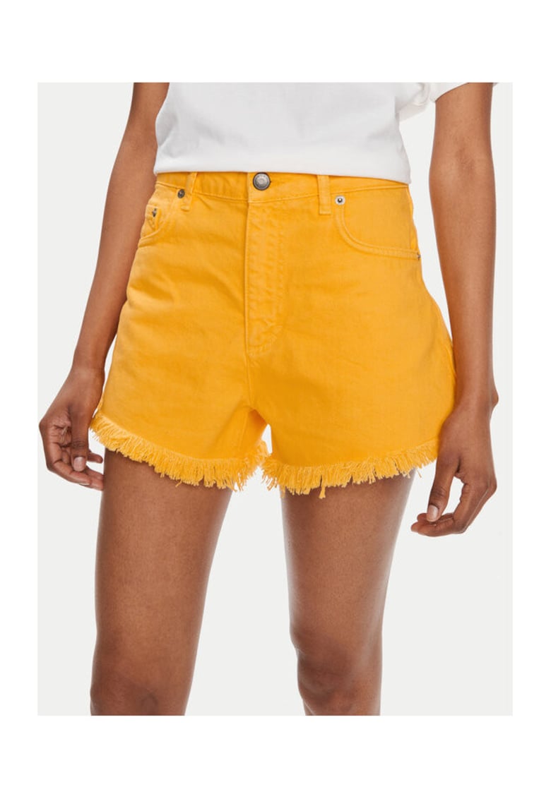 Blugi dama - 304210297 - Bumbac - Galben - Galben