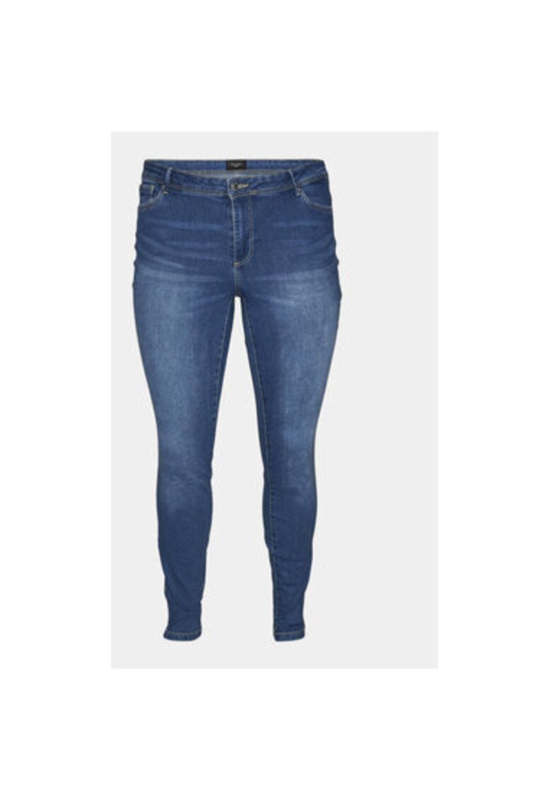 Blugi dama - 303785239 - Bumbac/Poliester - Albastru - Albastru