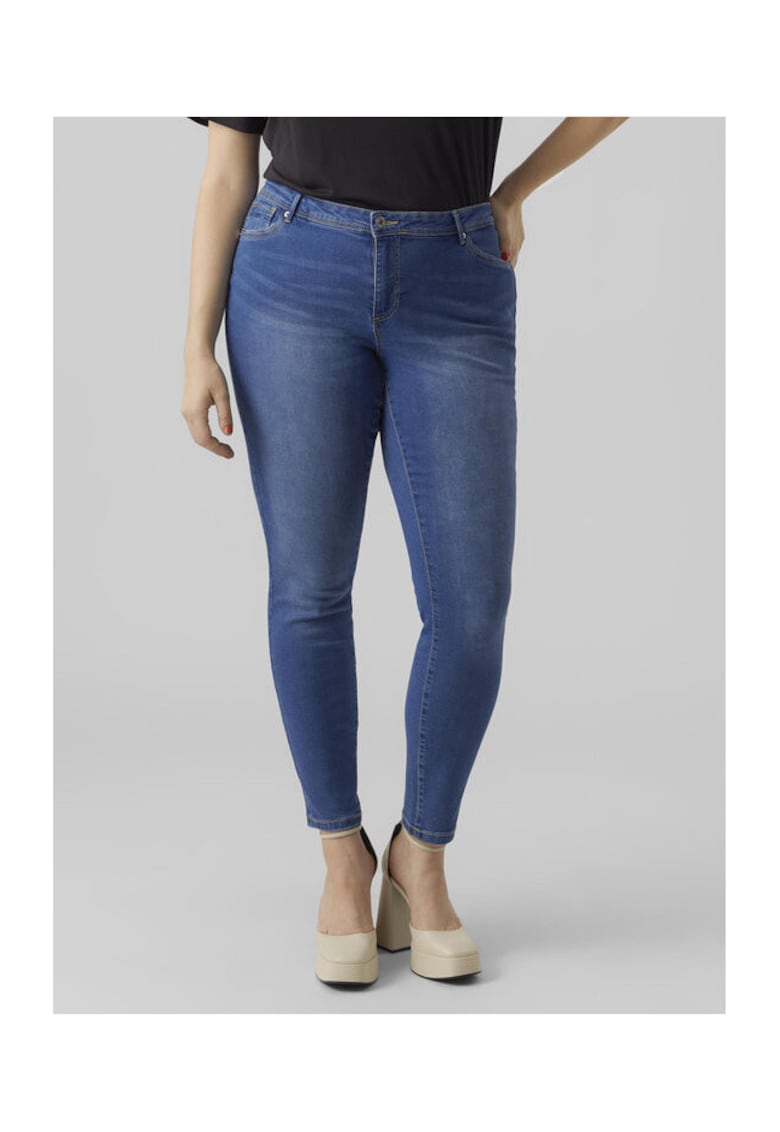 Blugi dama - 303785239 - Bumbac/Poliester - Albastru - Albastru