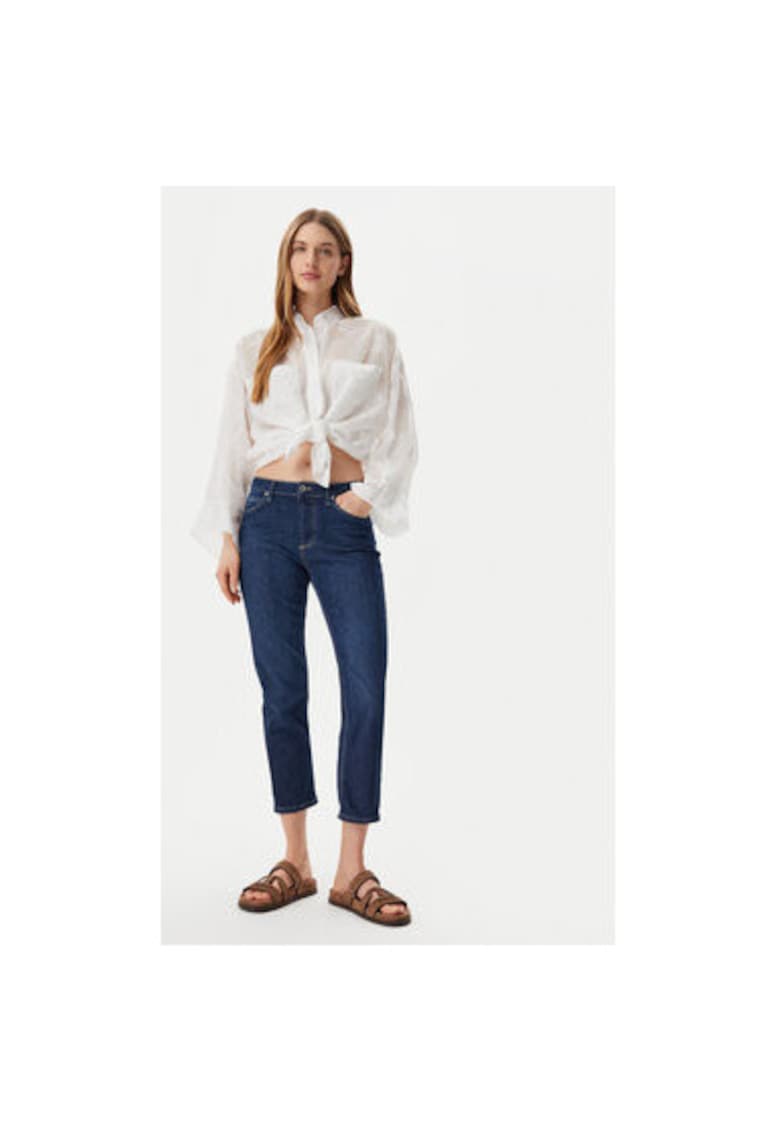 Blugi dama - 305299475 - Bumbac - Albastru Blugi dama - 305299475 - Bumbac - Albastru