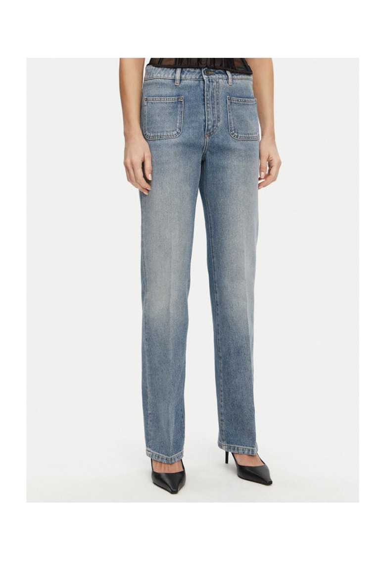 Blugi Dama - 305315571 - Bumbac - Albastru - Albastru