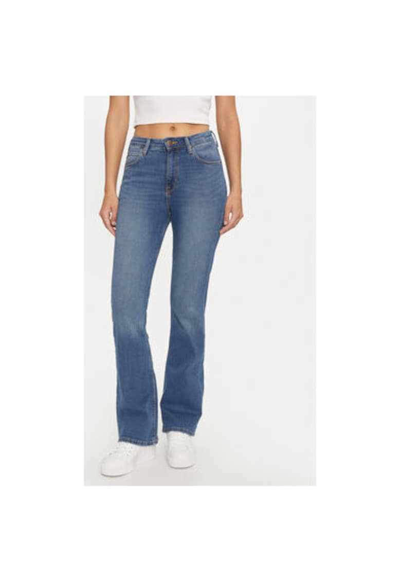 Blugi Dama - 304749643 - Bumbac - Poliester - Albastru - Albastru