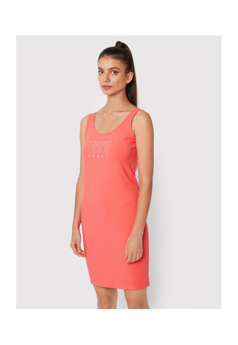 Rochie dama - 300152027 - Bumbac - Roz - Roz