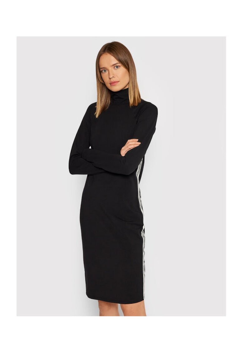 Rochie dama - 208807678 - Bumbac - XS INTL - Negru