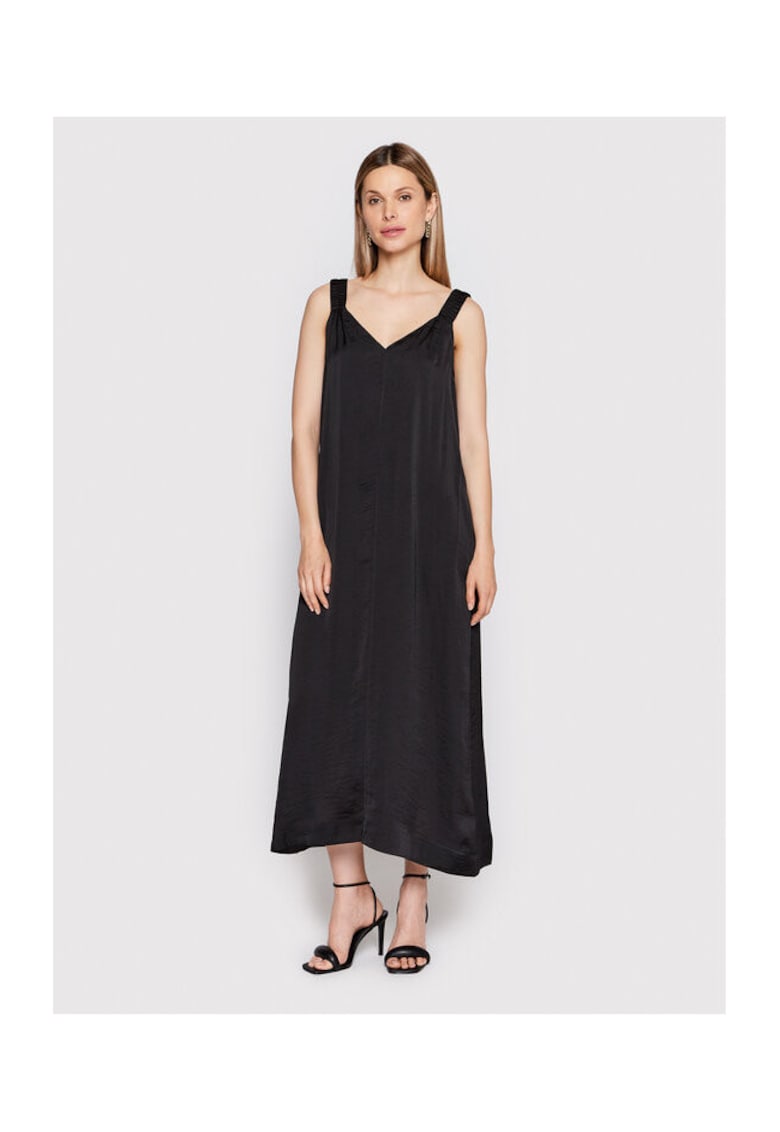 Rochie dama - 300315859 - Poliester - Negru - Negru