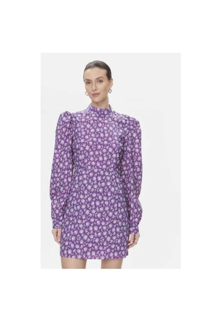 Rochie dama - 303543068 - Bumbac - Violet
