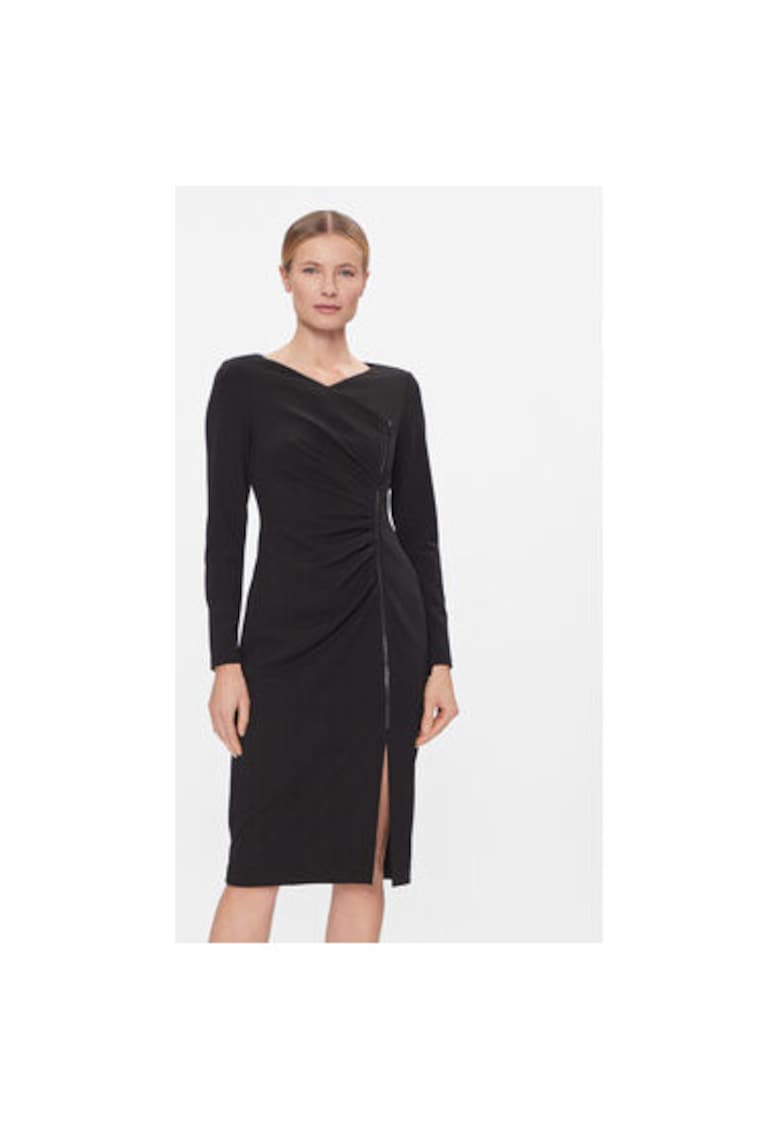 Rochie dama - 303599942 - Poliester/Poliester reciclat - 34 EU - Negru