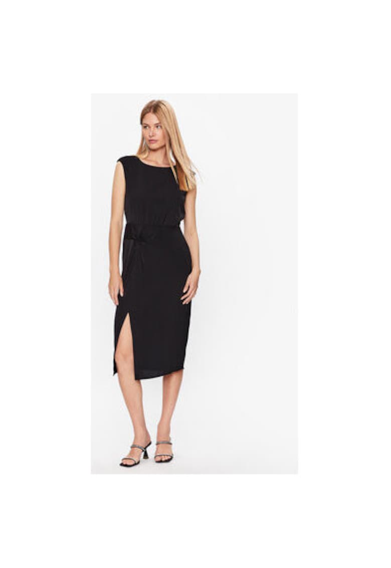 Rochie dama - 303019686 - Poliester - Negru - Negru