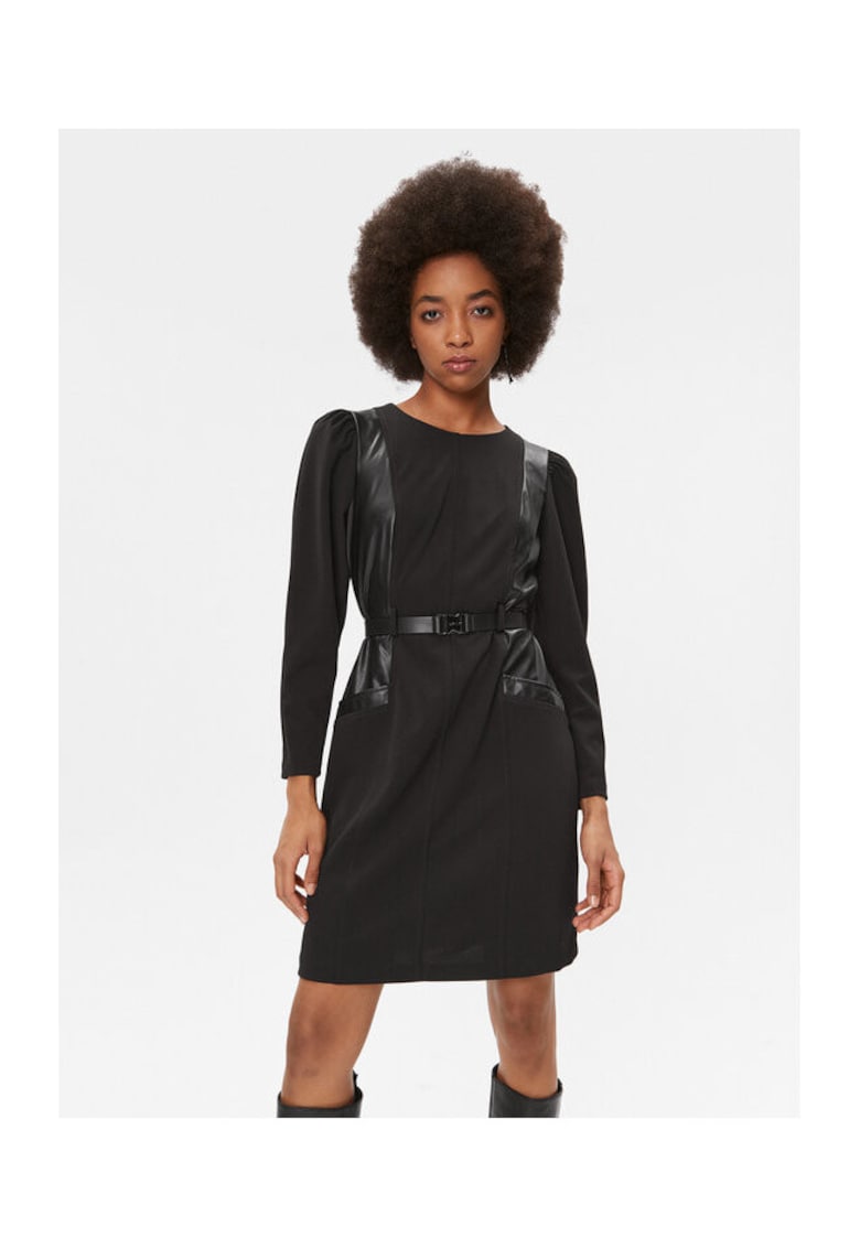 Rochie dama - 303206772 - Poliester/Poliester reciclat - Negru - Negru