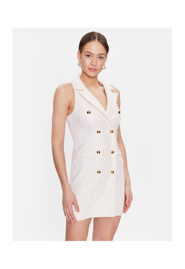 Rochie dama - 302008605 - Bumbac - Bej - Bej