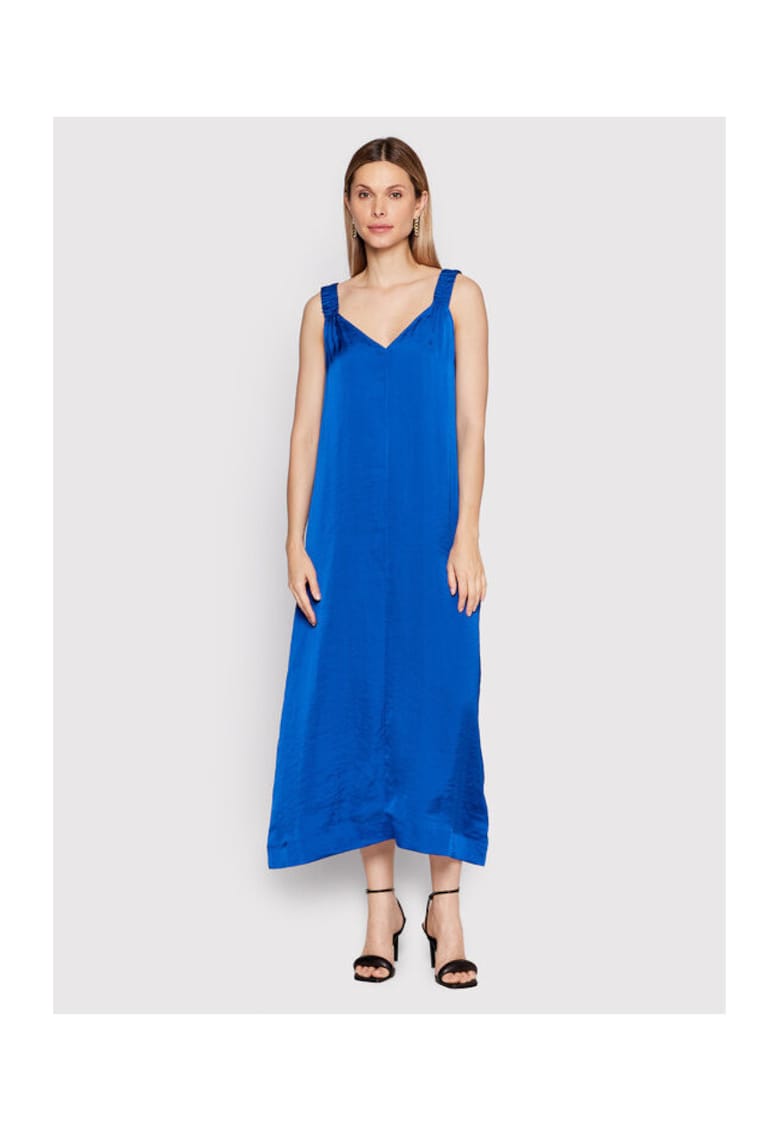 Rochie dama - 300315880 - Poliester - Albastru - Albastru