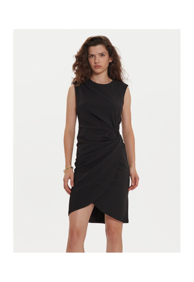 Rochie dama - 304268229 - Poliester - Negru - Negru