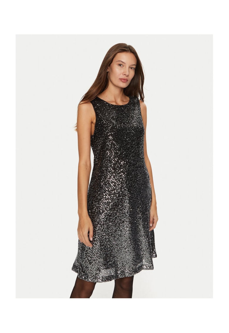 Rochie dama - 304268847 - Poliester - Negru - Negru