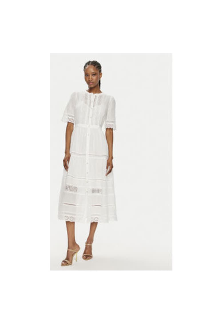 Rochie dama -  304357848 - Bumbac - Alb