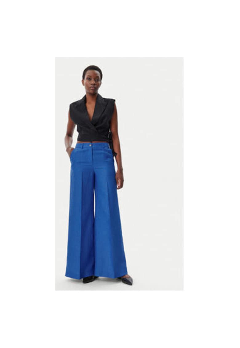 Pantaloni Dama -  305299024 - In - Poliester - Albastru