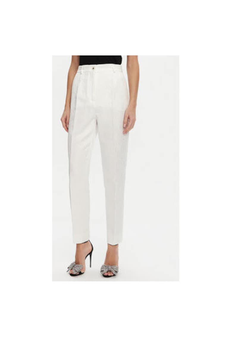 Pantaloni Dama -  305315496 - Bumbac - Viscoza - Alb