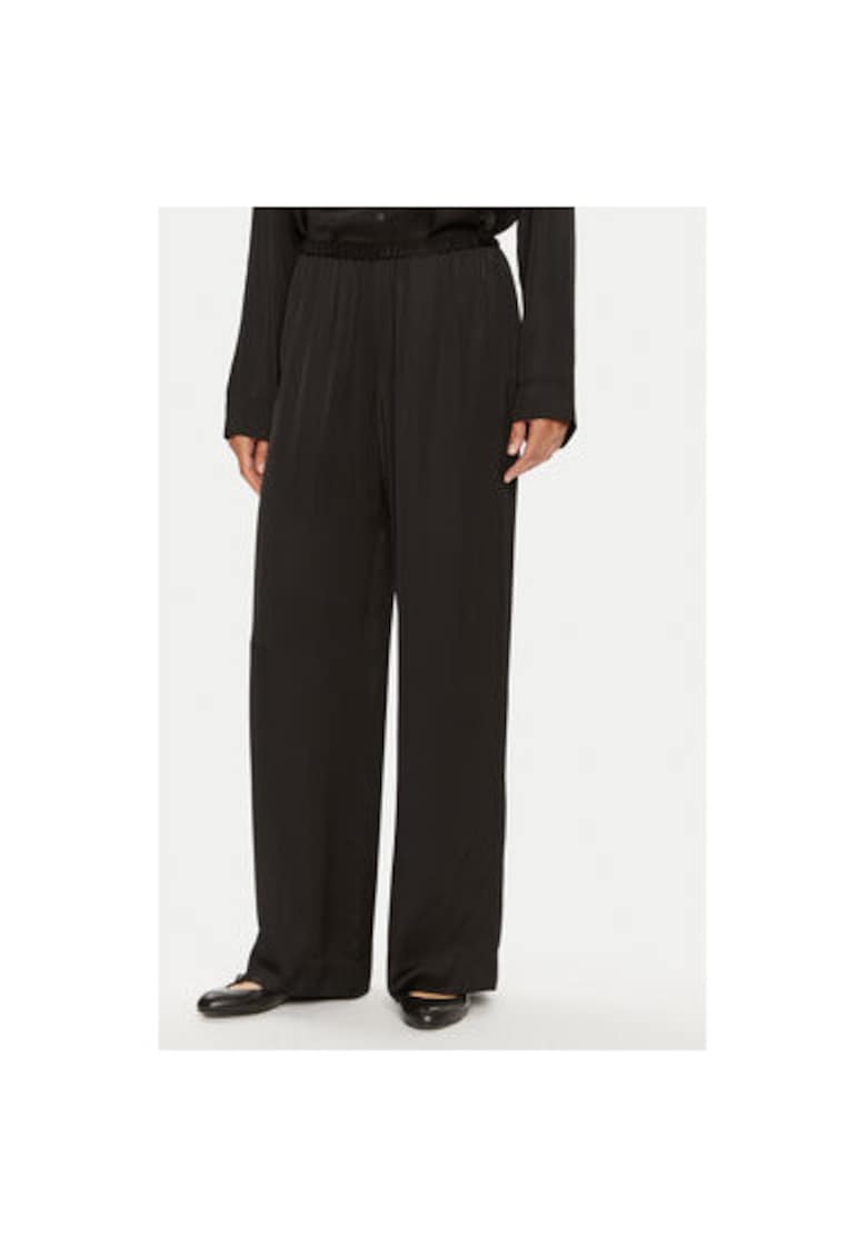 Pantaloni dama -  304373718 - Viscoza - Negru