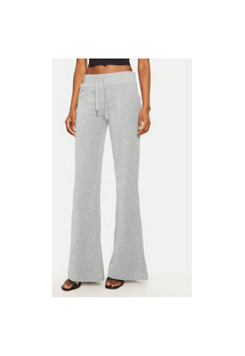 Pantaloni dama - 304460784 - Poliester - Gri - Gri