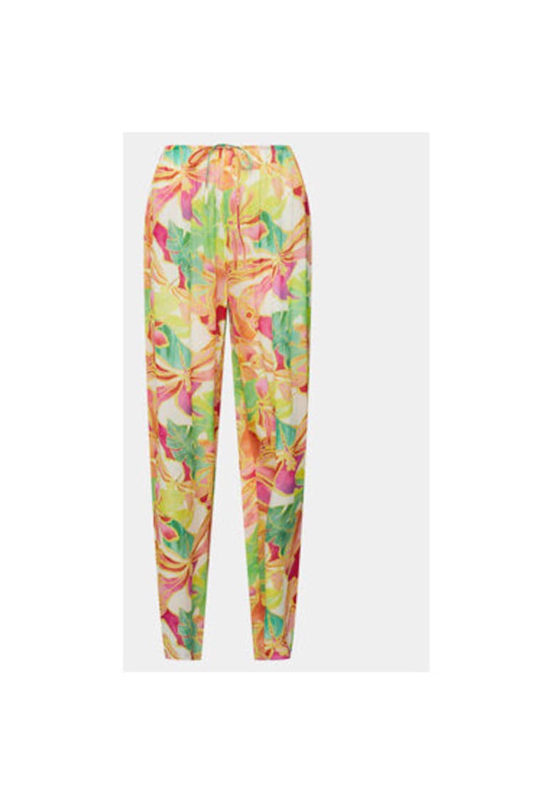 Pantaloni dama -  303652890 - Viscoza - Multicolor