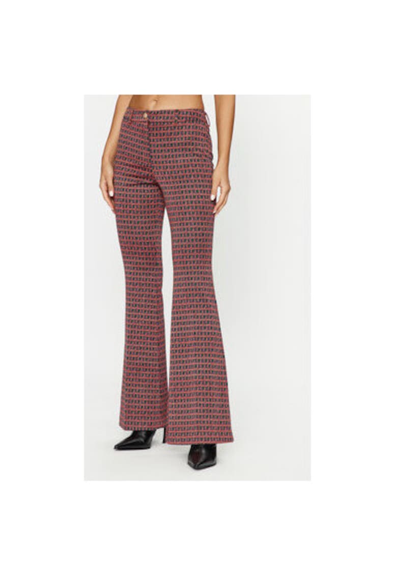 Pantaloni dama - 303506568 - Poliester - 46745 - Multicolor