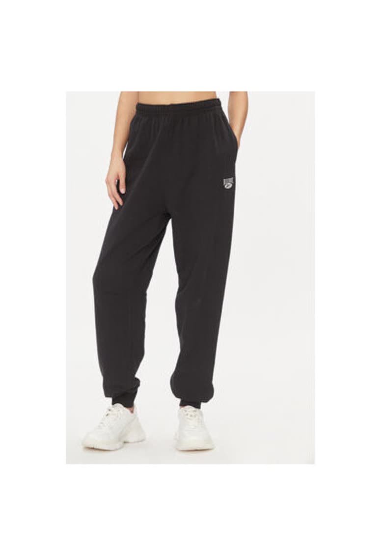 Pantaloni dama - 302535651 - Bumbac - Negru - Negru