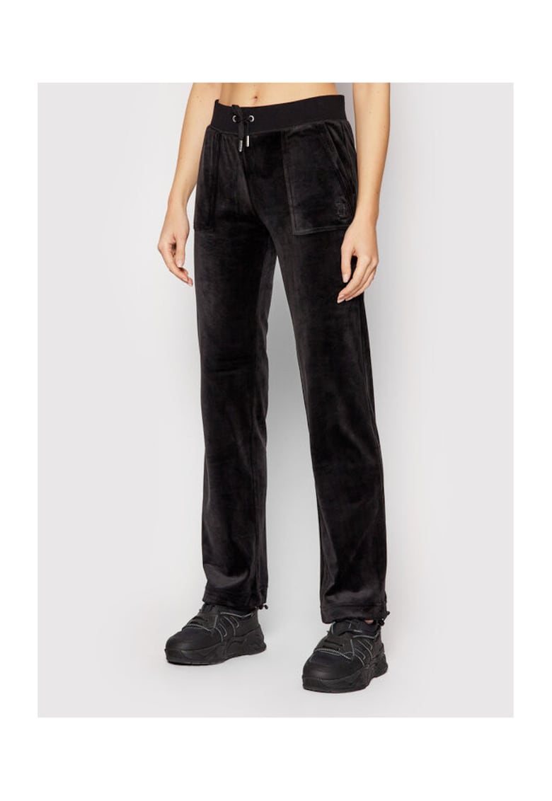 Pantaloni dama - 209146318 - Poliester - Negru