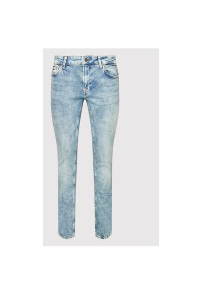 Blugi Barbati - 209123692 - Bumbac - Elastan - Albastru - Albastru