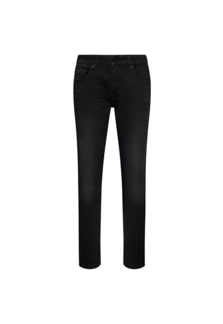 Blugi Barbati - 208502603 - Bumbac - Poliester - Negru - Negru