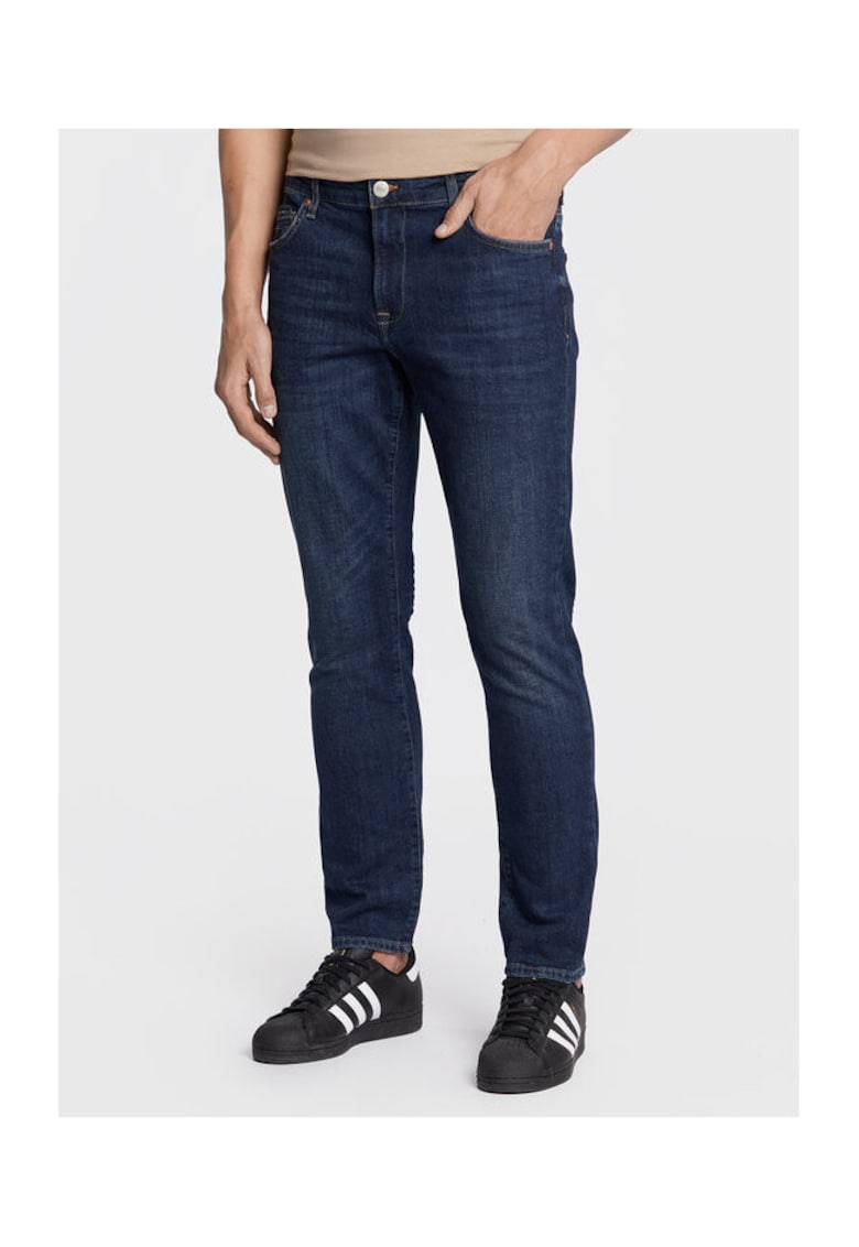Blugi Barbati - 300479438 - Bumbac - Elastan - Albastru - Albastru