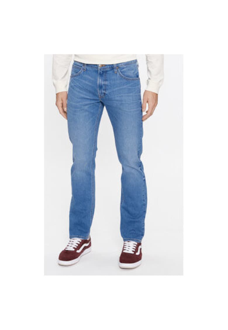 Blugi Barbati - 303283308 - Bumbac - Elastan - Albastru - Albastru