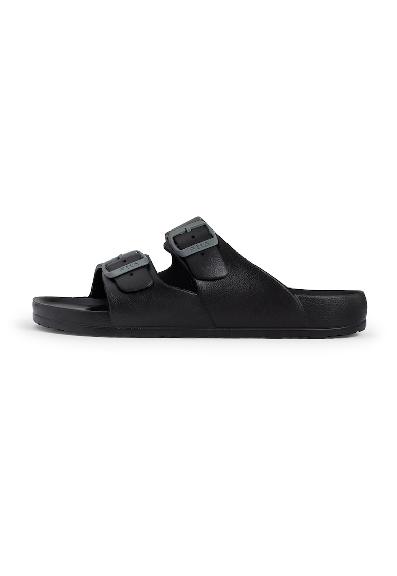 Papuci cu barete cu catarama Matero - Negru