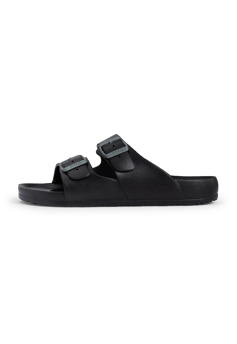 Papuci cu catarama Matero - Negru