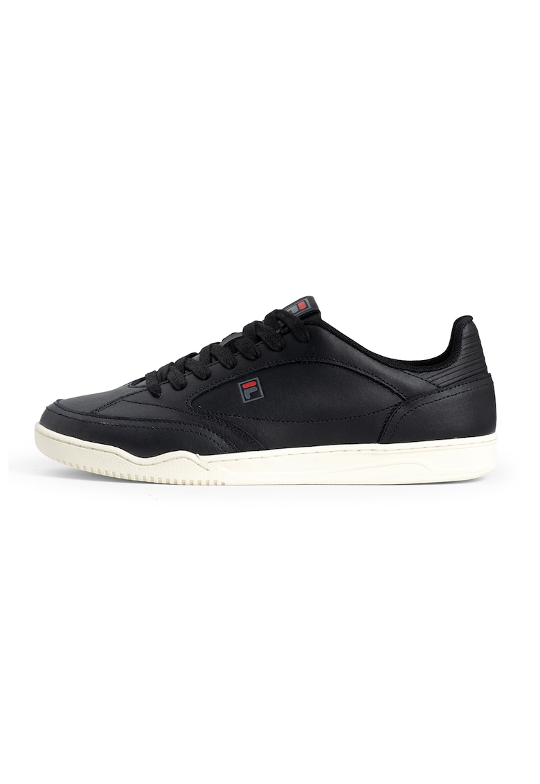Pantofi sport din piele cu detaliu logo Slantshot L - Negru/Alb murdar