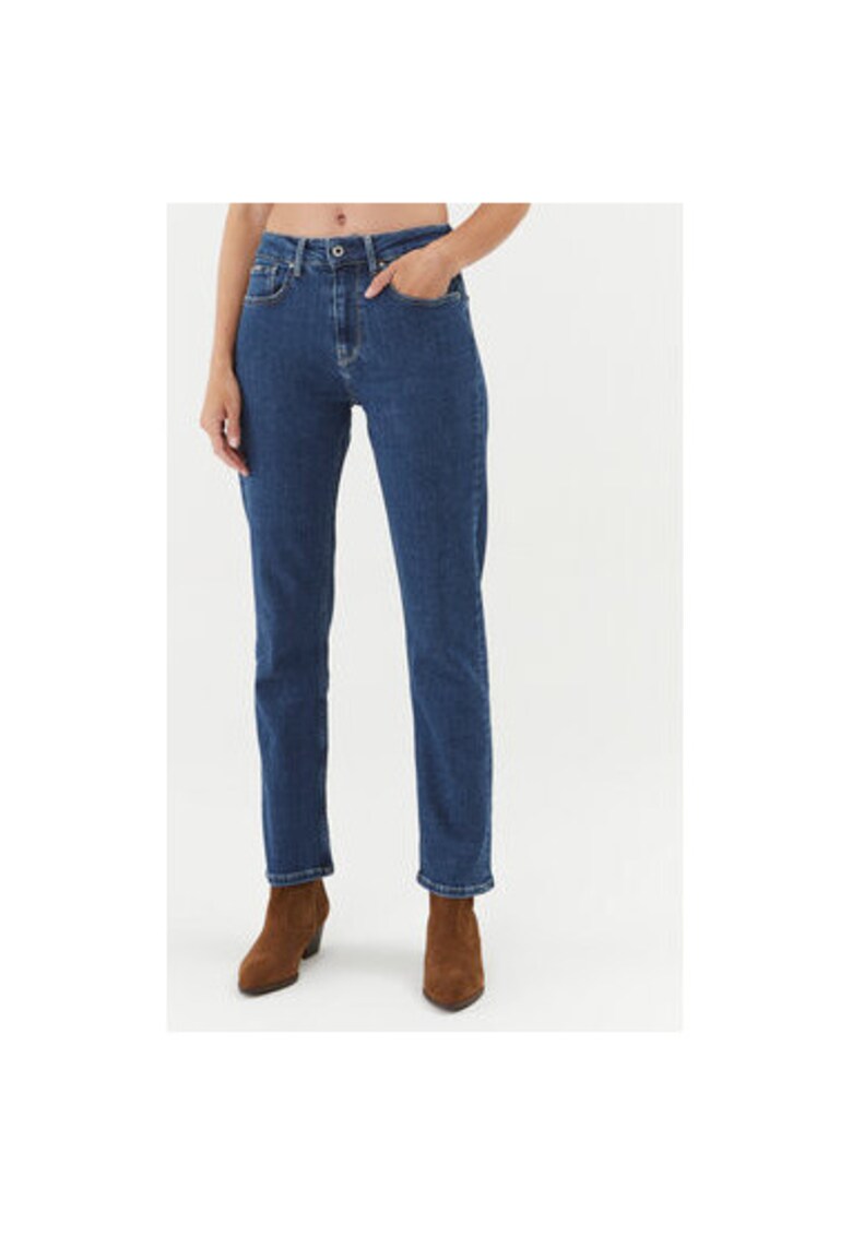 Blugi dama - 303247010 - Bumbac - Albastru - Albastru