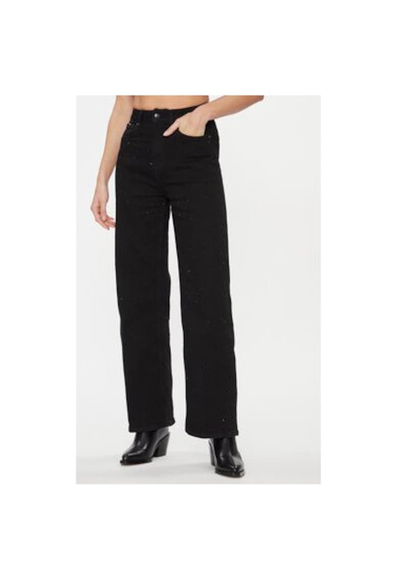 Blugi dama - 303438272 - Bumbac - Negru