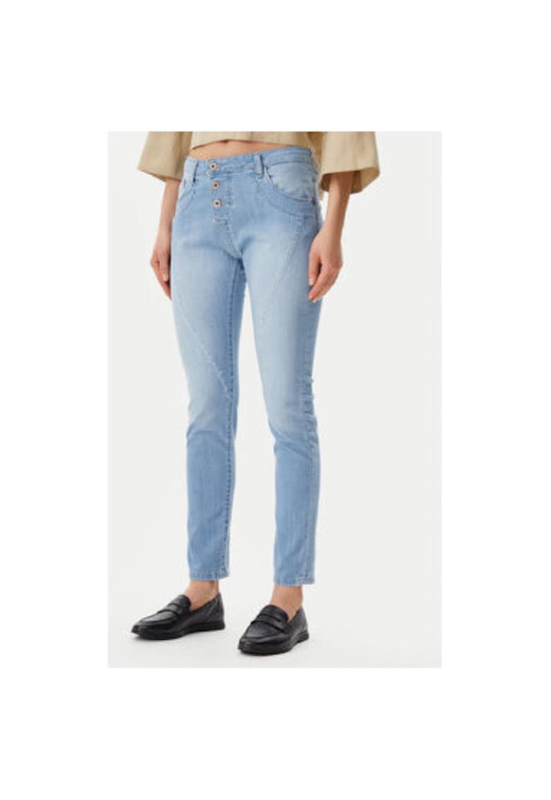 Blugi dama - 305299482 - Bumbac - Albastru Blugi dama - 305299482 - Bumbac - Albastru