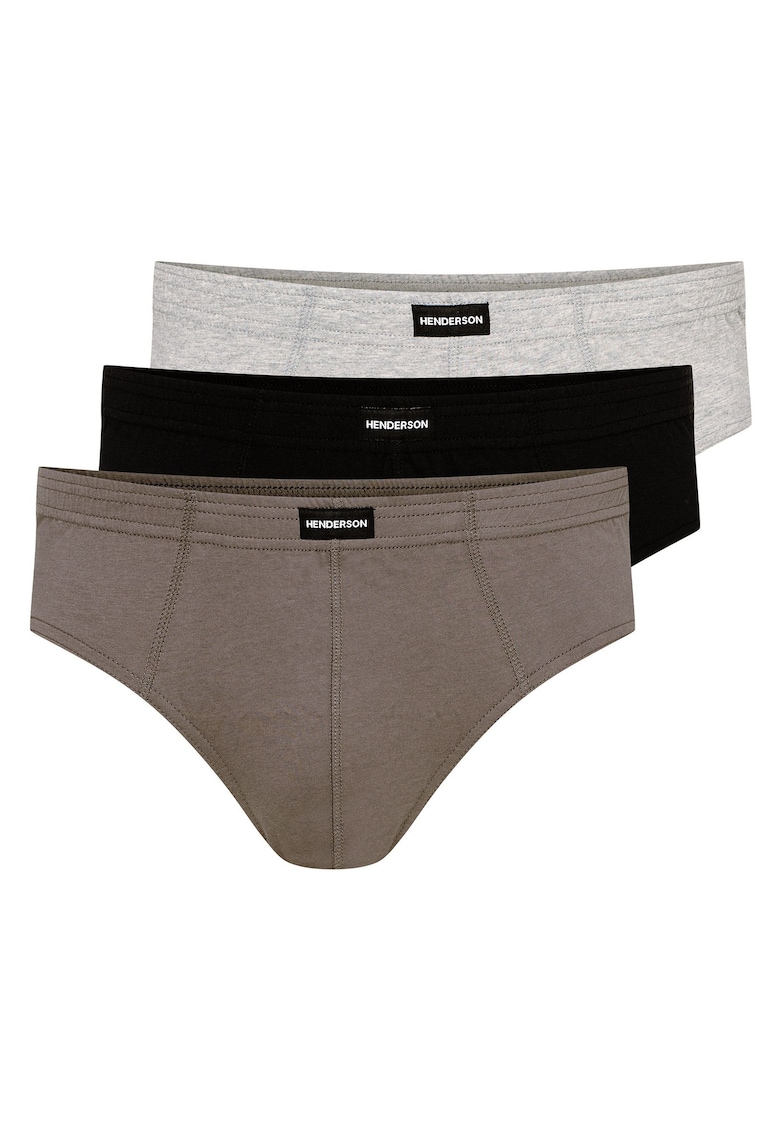 Chiloti barbati Classic set de 3 perechi negru - grafit XXL Chiloti barbati Classic set de 3 perechi negru - grafit XXL