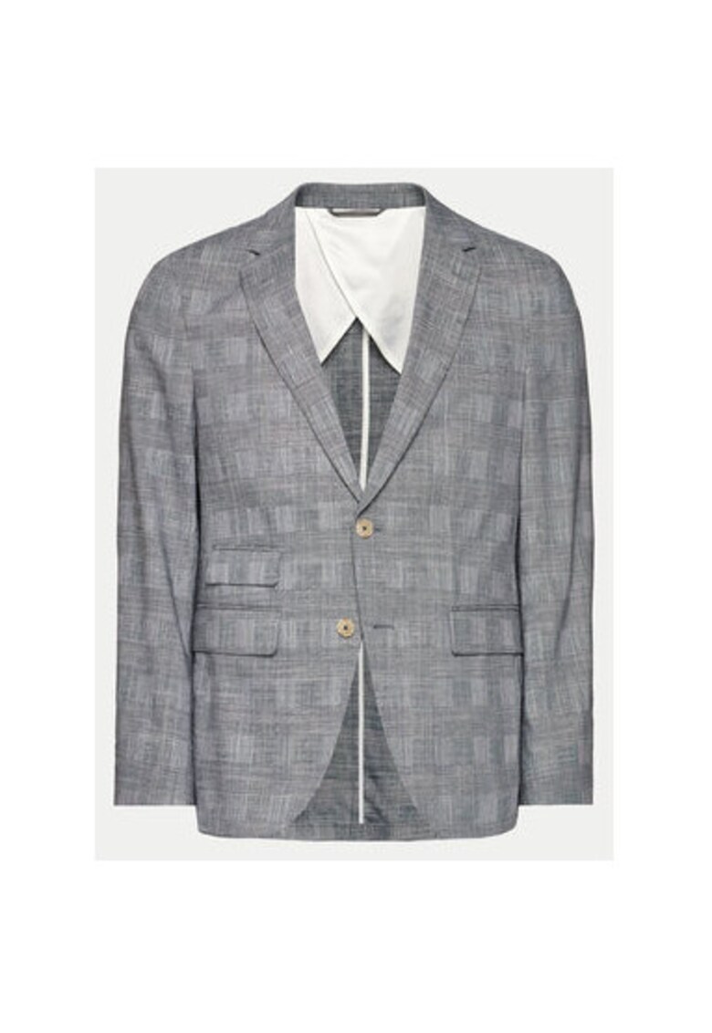 Sacou barbati - 303668150 - Lyocell/Poliester - Gri - Gri