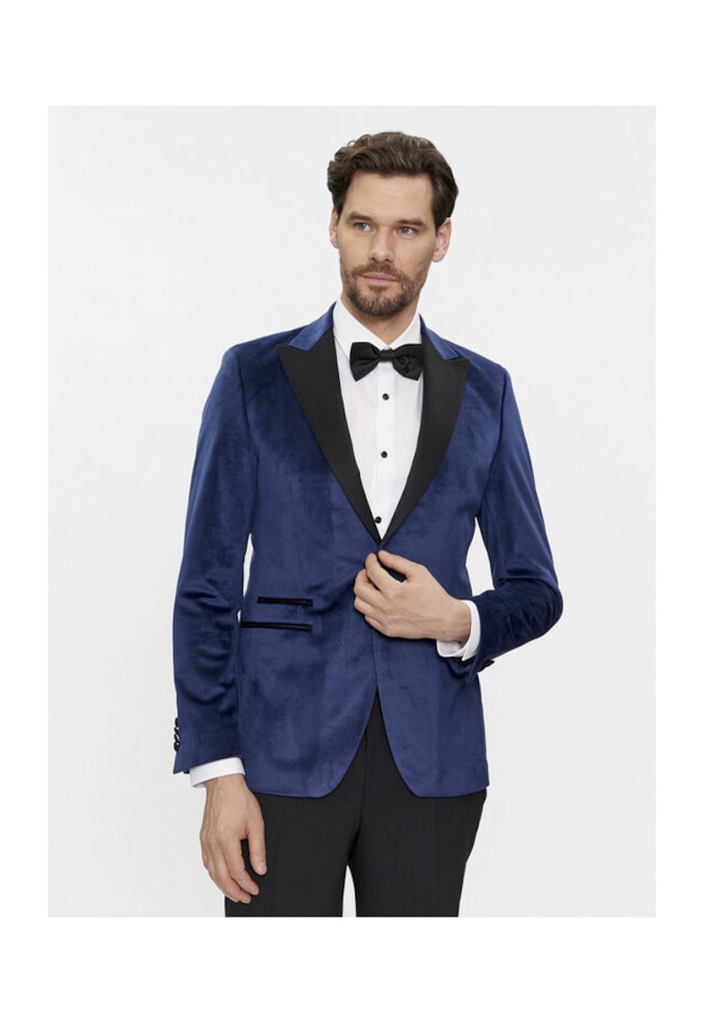 Sacou barbati - 303555726 - Poliester - Albastru - Albastru