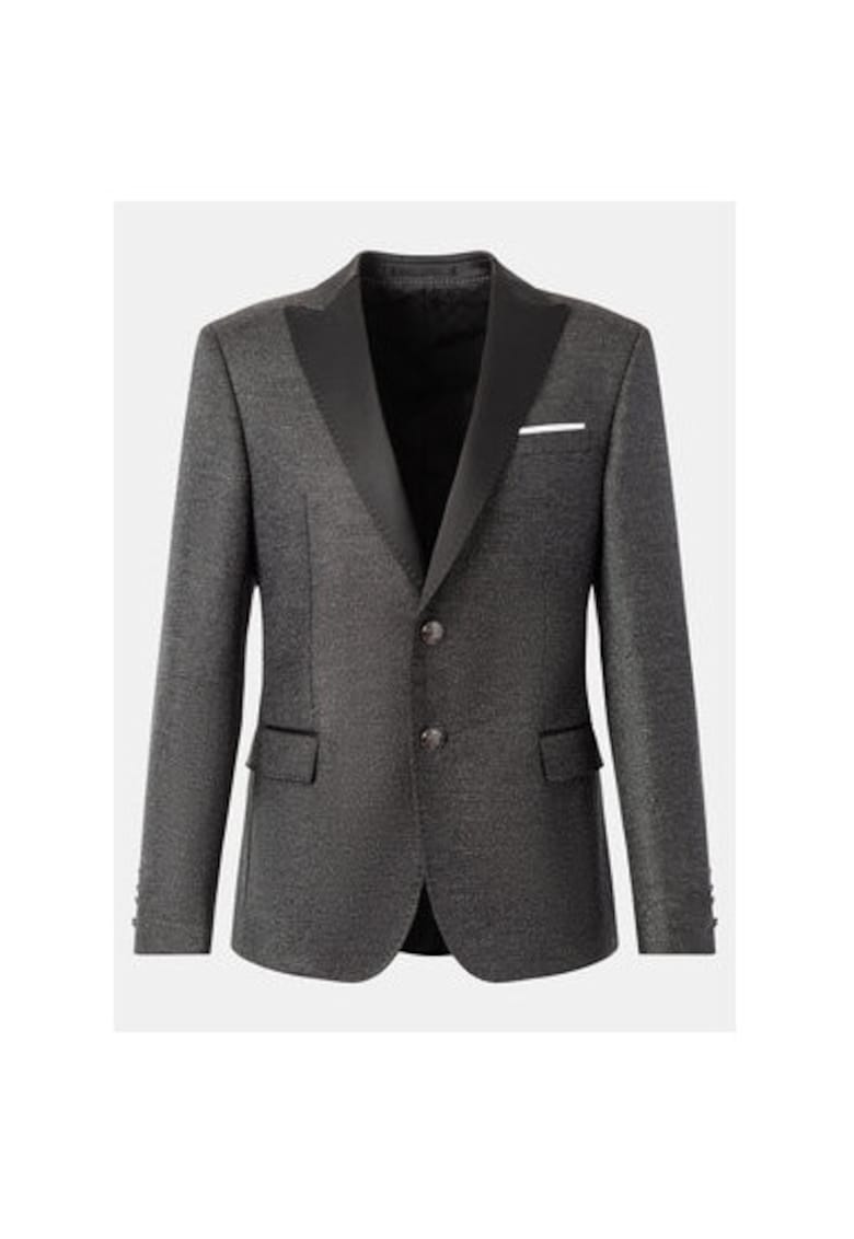 Sacou barbati -  303583156 - Poliester/Viscoza/Lana - Gri