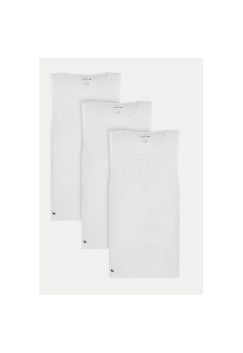 Set 3 maiouri barbati - 304998072 - Bumbac - Alb - Alb