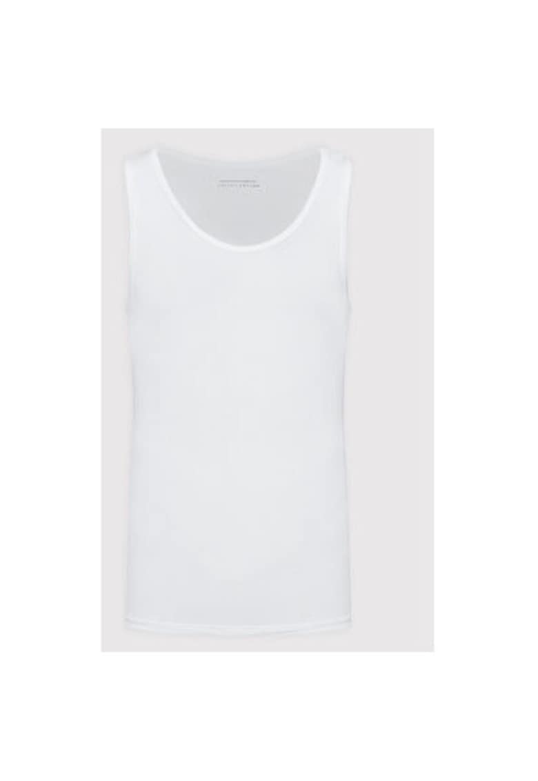 United Colors of Benetton Maiou barbati - 300126868 - Bumbac organic - Alb - Alb